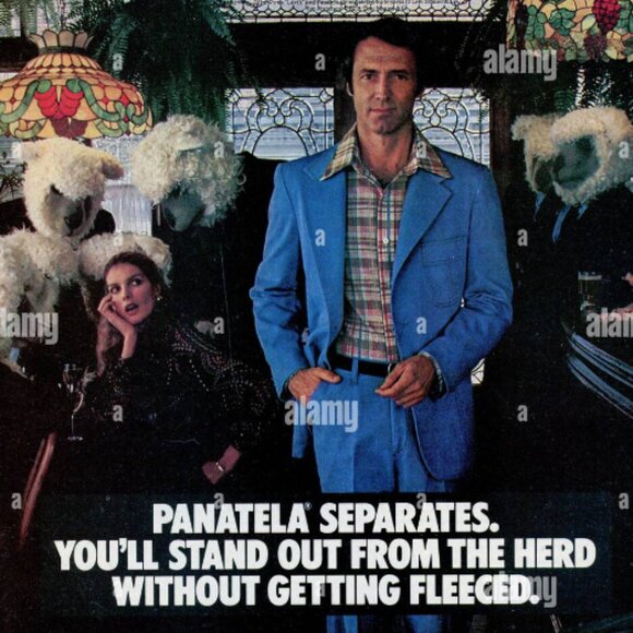 Rare 1970's Levi's Panatela Blue Denim Blazer Mint Condition 44R - Picture 1 of 10